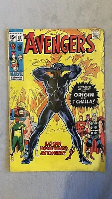Buy Vintage Marvel Comics - The Avengers #87 ; April 1971;  Look Homeward, Avenger! • 65£
