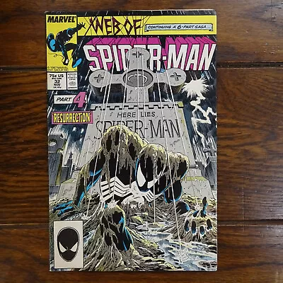 Buy WEB OF SPIDER-MAN #32 Marvel Comic 1987 Pt 4 Ressurrection  (C3) • 28£