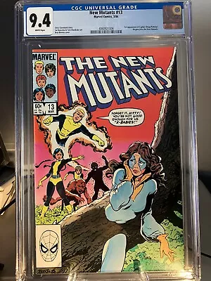 Buy New Mutants #13 (1984) CGC 9.4 WP. 1st Appearance Cypher, Magma Joins. New Slab. • 39.42£