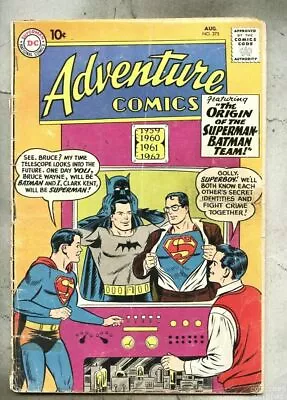 Buy Adventure Comics #275-1960 Superman Batman Origin  • 33.57£