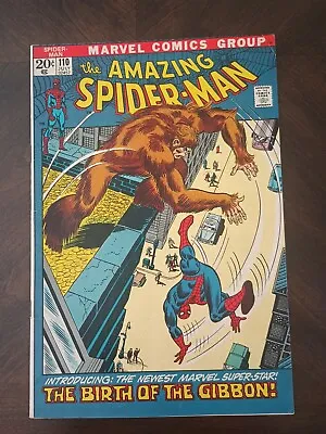 Buy AMAZING SPIDER-MAN #110 (July 1972, Marvel)  1st APPEARANCE OF THE GIBBON • 29.05£