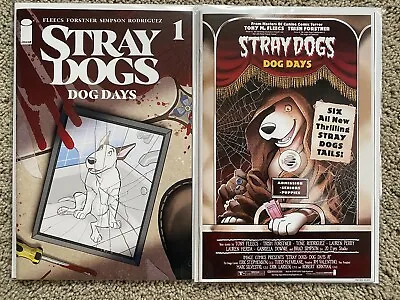 Buy Stray Dogs: Dog Days #1 Set A & B Creepshow Homage Variant Image Comics 2021 • 10.39£