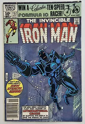Buy Invincible Iron Man #152 Newsstand - 1st Stealth Armor - 1981 -  • 7.94£