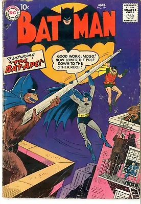 Buy Batman   #114    VERY GOOD    March 1958    See Photos • 130.45£