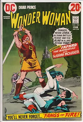 Buy Wonder Woman #202, DC Comics 1972 VF+ 8.5 Fafhrd And The Gray Mouser! • 40.21£
