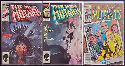 Buy Lot Of 3 New Mutants #18 25 32 VF Range Marvel Comics Copper Age • 12.81£