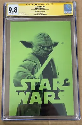 Buy Star Wars 66 Cgc Ss 9.8 Jtc Yoda Negative Variant Signed By Jtc Limited 1000 🔥 • 473.94£