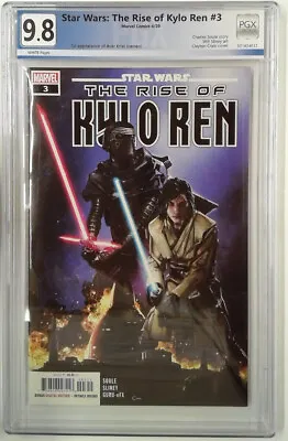 Buy Star Wars The Rise Of Kylo Ren 3 Cgc Pgx 9.8 1st App Avar Kriss (slab Grade) • 139.03£