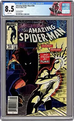 Buy Amazing Spider-Man #256N CGC 8.5 Newsstand 1984 4014163011 • 84.06£