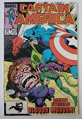 Buy Captain America #313 Direct (Marvel Comics, 1986) MODOK • 3.97£