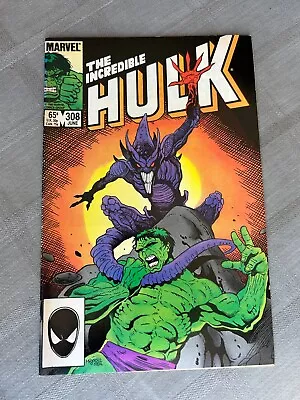 Buy The Incredible Hulk Volume 1 No 308 Vo IN Very Good Condition/Very Fine • 10.19£
