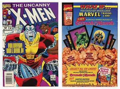 Buy Uncanny X-Men #302 (FN/VF 7.0) NEWSSTAND Colossus Trevor Fitzroy 1993 Marvel • 3.79£