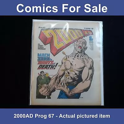 Buy 2000ad Prog 67 Comic - June 1978 - Brian Bolland Cover - Star Wars (LOT#10730) • 12.49£