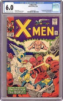 Buy Uncanny X-Men #15 CGC 6.0 1965 4348307017 • 208.91£