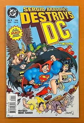 Buy Sergio Aragones Destroys DC #1 One Shot (DC 1996) NM Condition Comic • 9.71£