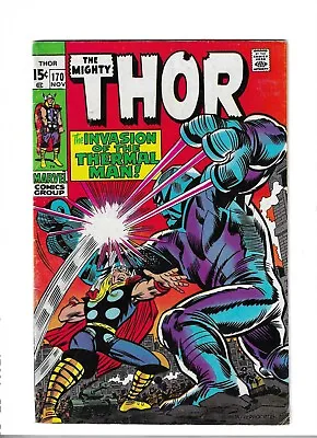 Buy The Mighty Thor # 170 Very Good/Fine [The Invasion Of The Thermal Man] • 14.95£