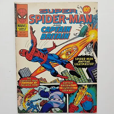 Buy Super Spider-man And Captain Britain No.234,Aug. 1977.With Avengers&Fantastic4. • 5.25£
