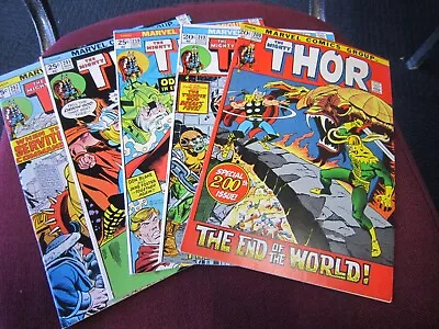Buy Thor Comic Lot - 1972 High Grade Bronze, Key Issues • 48.62£