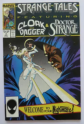 Buy Strange Tales #4 Featuring Cloak & Dagger & Doctor Strange July 1987 F/VF 7.0 • 5.25£