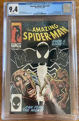 Buy Amazing Spider-Man 255 CGC 9.4 NM (First Appearance Of Black Fox) Marvel 1984 • 48.62£