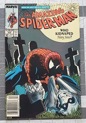 Buy Amazing Spider-Man #308 (Marvel, 1988) Newsstand Todd McFarlane Taskmaster VF • 10.39£