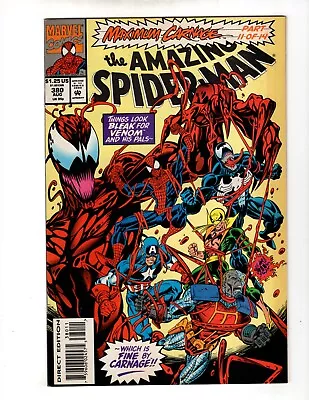Buy Marvel Comics The Amazing Spider-Man Volume 1 Book #380 VF+ 1993 A • 2£