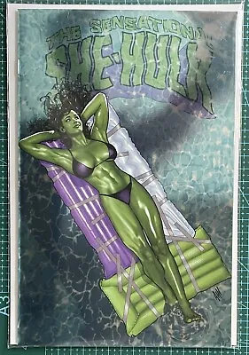 Buy Sensational She-Hulk #1 Adam Hughes Foil Unread. Ultimate Spider Man Black 2024 • 29.99£