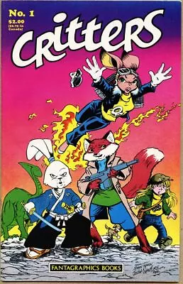 Buy Critters #1-1986 Vf 8.0 Stan Sakai 4th Usagi Yojimbo / Cutey Bunny • 34.79£