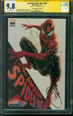 Buy Amazing SPIDER MAN 800 CGC SS 9.8 Campbell Ed A Variant 7/18 • 222.41£