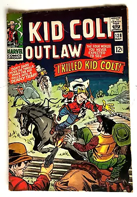 Buy SILVER AGE COMIC KID COLT OUTLAW  MAY 1966: VOL 1,  No. 128:  12 CENTS • 11.32£
