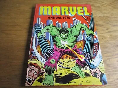 Buy Vintage Marvel UK Annual Classic Hulk Stories Unclipped Hardback 1975 Good Spine • 14.95£