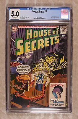 Buy House Of Secrets #61 CGC 5.0 1963 0331473002 1st App. Eclipso • 329.69£