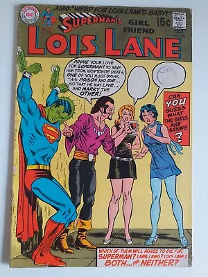 Buy DC Silver Age LOIS LANE Superman's Girl Friend  # 96    1969  Bagged And Boarded • 12£