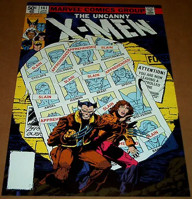 Buy Uncanny X-men #141 #213 Poster Days Of Future Past Mutant Massacre Sabretooth Us • 10.43£