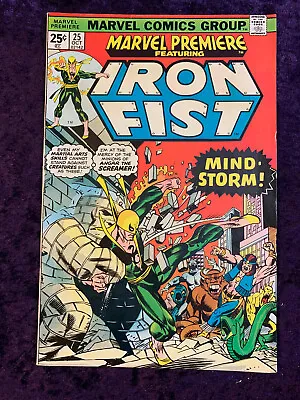 Buy Marvel Premiere  Vol. 1 Issue #25  /Iron Fist /   1975 • 64.30£