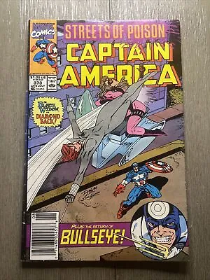 Buy Captain America #373 (1990) Marvel Key Issue Comic Book 1st Leon Hoskins • 3.94£