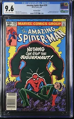 Buy Amazing Spider-Man #229 CGC 9.6 NM+ Newsstand Version • 108.58£