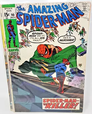 Buy Amazing Spider-man #90 Death Of Captain George Stacey *1970* 6.0 • 47.43£