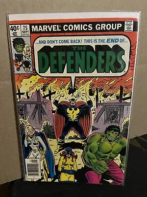 Buy Defenders 75 🔥1979 NWSTND🔥Hulk🔥Bronze Age Marvel Comics🔥VF+ • 6.37£