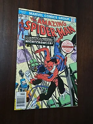 Buy Amazing Spider-man 161 Ungraded White Pages - Nightcrawler Appears; X-men Cameo • 100.53£