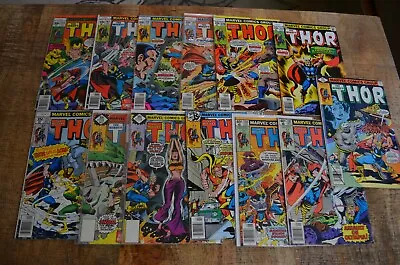 Buy Thor #264 267-270 272 275 278-280 286 287 289 Marvel Comic Book Lot Of 13 VF 7.5 • 51.35£