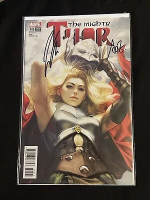 Buy The Mighty Thor #705 Signed By Stanley Artgerm Lau And Jason Aaron • 39.97£