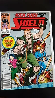 Buy Nick Fury Agent Of Shield Comic Book #4 • 4£
