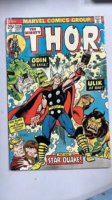 Buy Thor #239 (1975) KEY!  Time-Quake! , 1st Team Appearance Of The Heliopians! • 12.16£