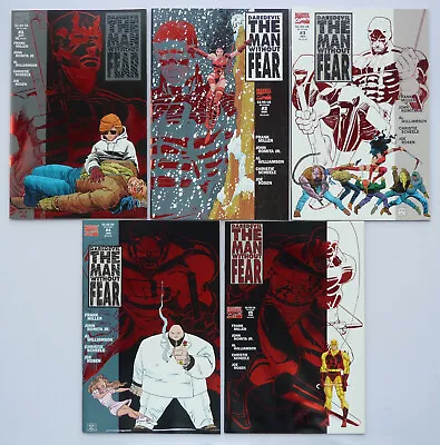 Buy Daredevil The Man Without Fear #1 To 5 Frank Miller Red Foil Set 1993/4 NM- 9.2 • 37.75£