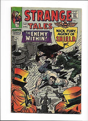 Buy Strange Tales #147  [1966 Fn-vf]   The Enemy Within!  • 23.71£