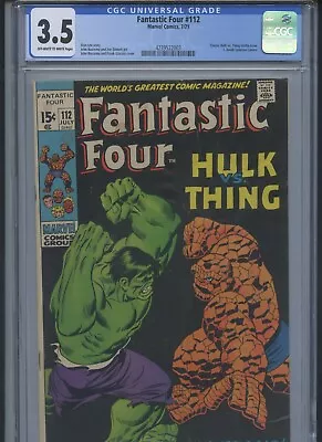 Buy Fantastic Four #112 1971 CGC 3.5~ • 88.41£