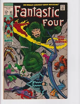 Buy FANTASTIC FOUR #83 (1969) NM- Kirby & Lee ~ 2nd Franklin Richards • 72.98£