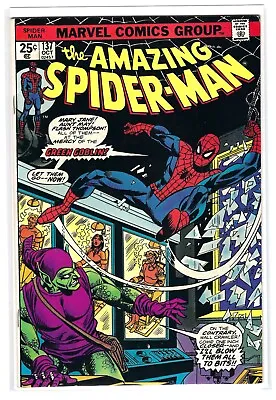 Buy (1963 Series) Marvel Amazing Spider-man #137 2nd Harry Osborne Green Goblin Fn+ • 19.76£