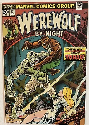 Buy Werewolf By Night #13 ~ 1974 Marvel ~ Topaz/taboo ~ High Grade ~ Vf- (7.5)  • 75.90£